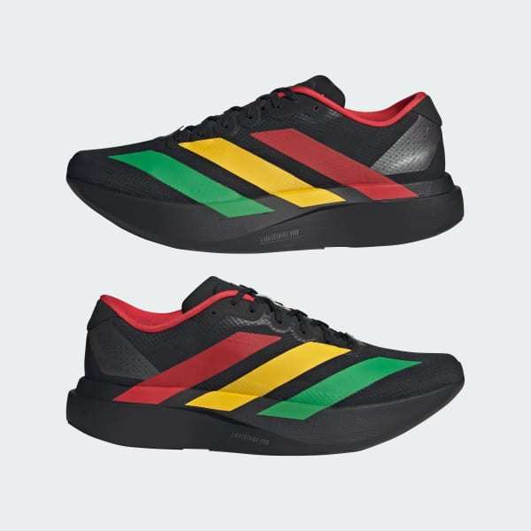 Adidas Jamaica 26 x Bob Marley Adizero EVO SL Core Black Vivid Green Bold Gold KJ6160