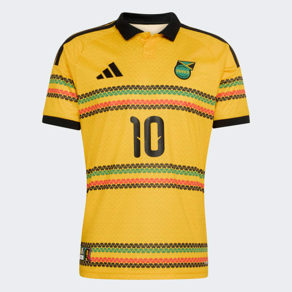 Adidas Jamaica 26 x Bob Marley Home Marley 10 Jersey Bold Gold KC8785