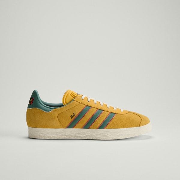 Adidas Gazelle x Jamaica x Bob Marley Bold Gold None Pure Ruby KJ3532