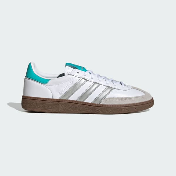 Adidas Spezial Handball Mercedes Cloud White Silver Metallic Gum KJ1178