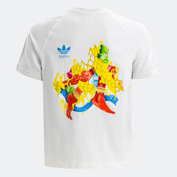Adidas SS26 Papua Graphic Tee Island Series Cloud White KM3202
