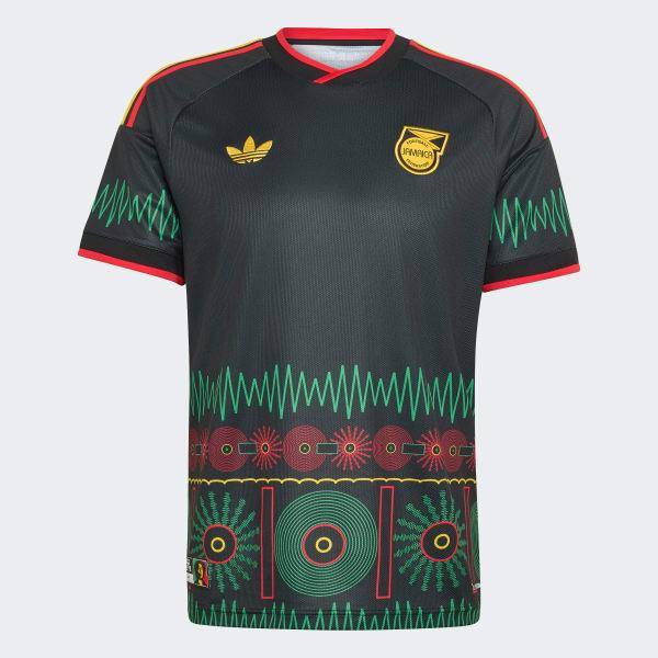 Adidas Jamaica 26 x Bob Marley Away Jersey Black KD0957