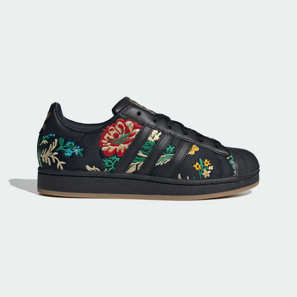 Adidas Superstar II Core Black Gold Metallic Gum JS4045