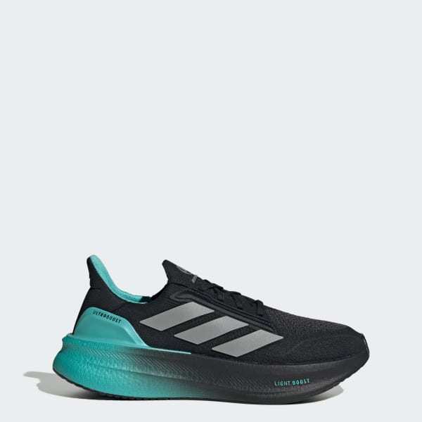 Adidas Ultraboost 5 Mercedes AMG Petronas F1 Team Core Black Silver Metallic Semi Mint Rush KJ3673