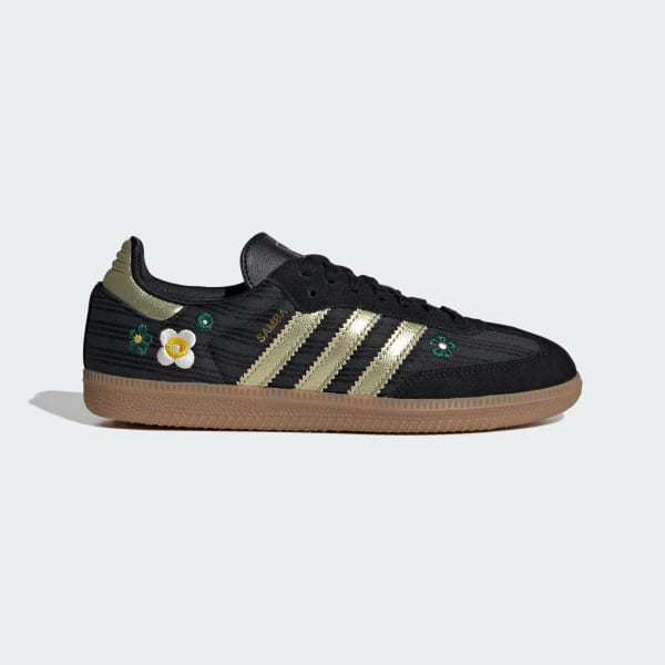 Adidas Samba OG Core Black Gold Metallic Gum IH1331