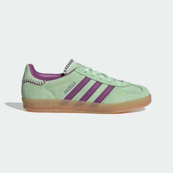 Adidas Gazelle Indoor Rich Mauve Semi Green Spark Rich Mauve JS1405