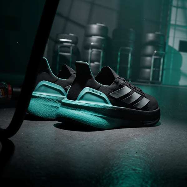 Adidas Ultraboost 5 Mercedes AMG Petronas F1 Team Core Black Silver Metallic Semi Mint Rush KJ3673