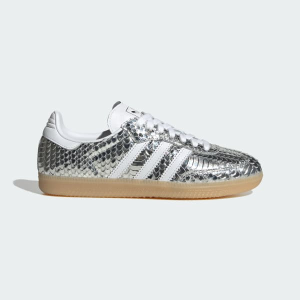 Adidas Samba OG Silver Metallic Cloud White Gum IH9016