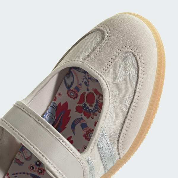 ADIDAS Samba JANE W x Liberty London Chalk Pearl Silver Metallic Chalk White IH6978