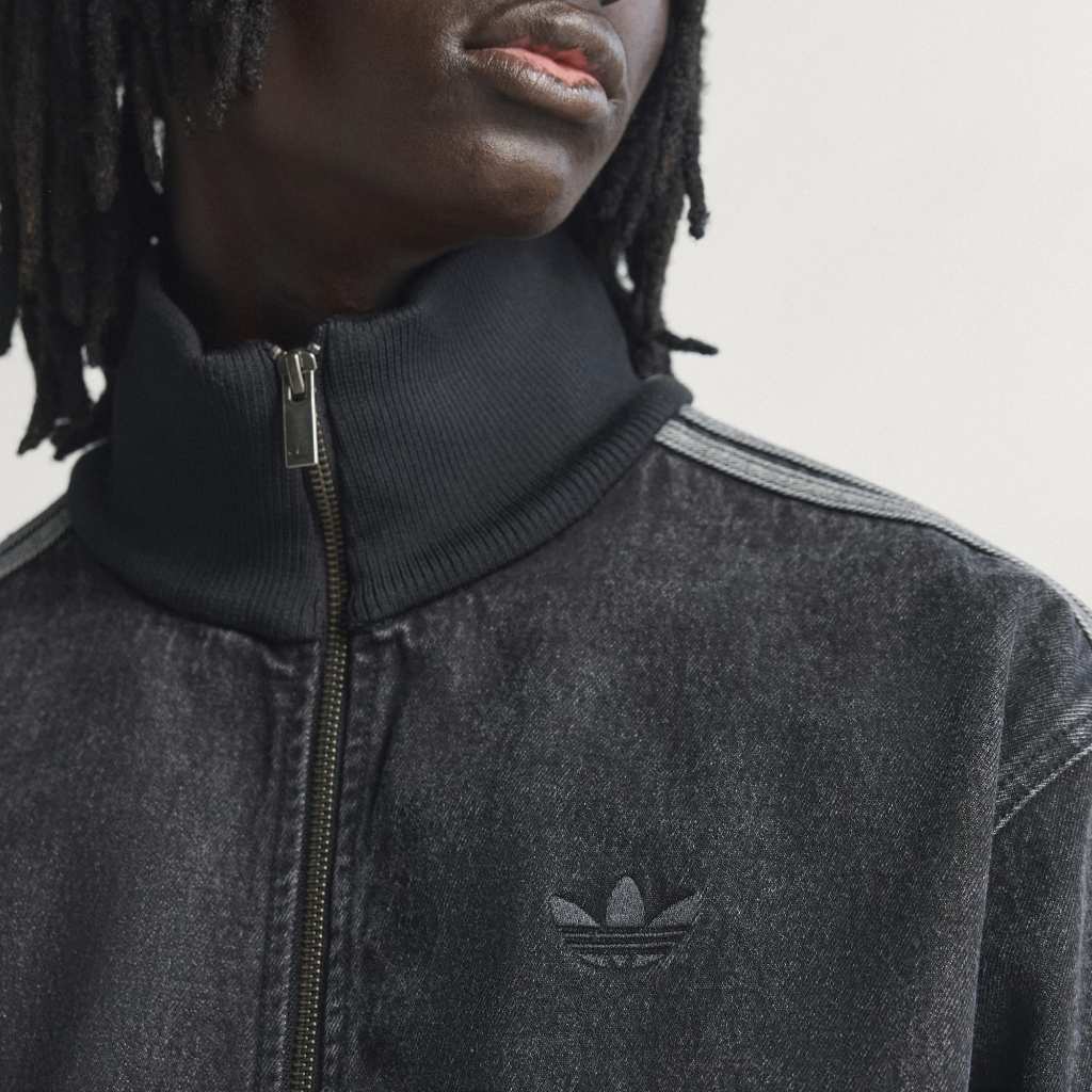 Adidas Adicolor Denim Firebird Track Top True Black Indigo KD1516