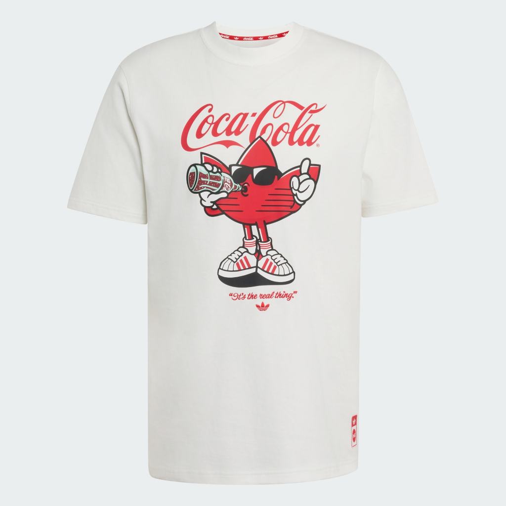 Adidas x COCA COLA GRAPHIC TEE Classic Sport Treffie White KY2109