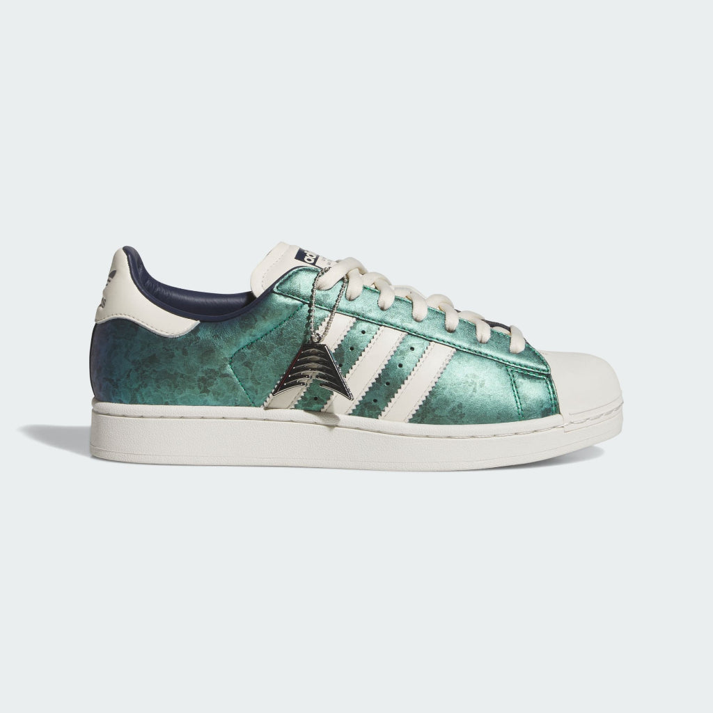 Adidas Superstar II x Anthony Edwards Core Black Acid Orange Silver Metallic KI6583