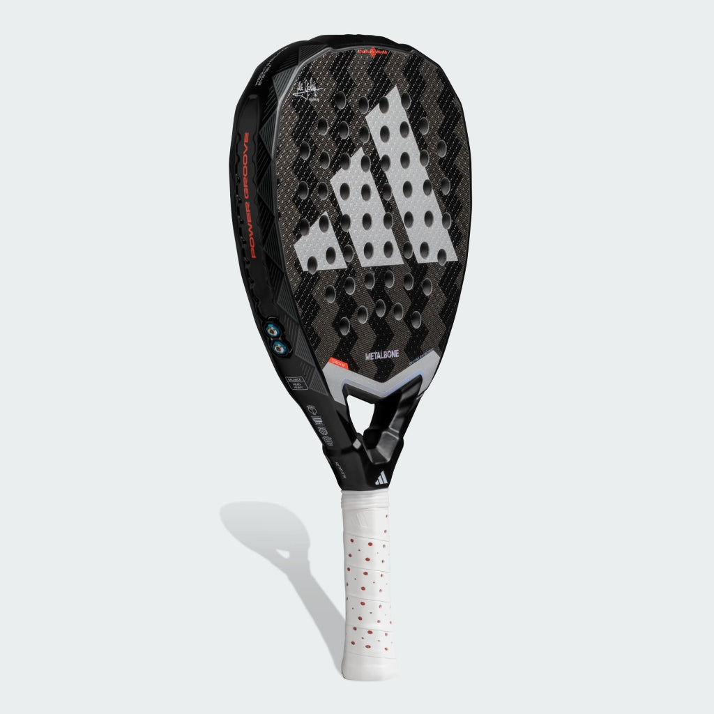 Adidas Padel Metalbone 3.4 Black Silver Metallic App Solar Red JK5291