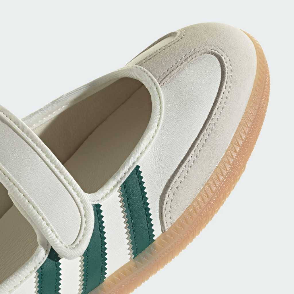Adidas Samba JANE Off White Collegiate Green Gold Metallic IH6485