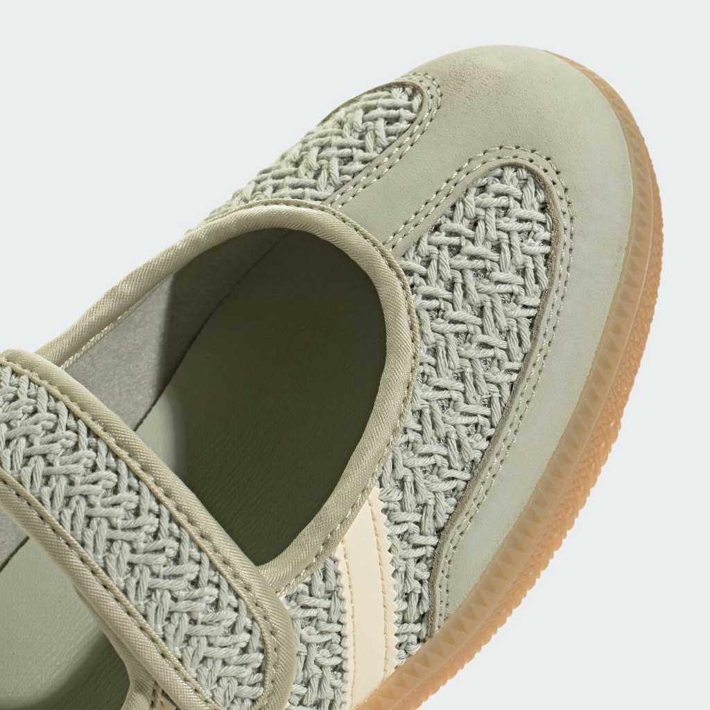 Adidas Samba JANE Halo Green Warm Vanilla Gold Metallic LA7837