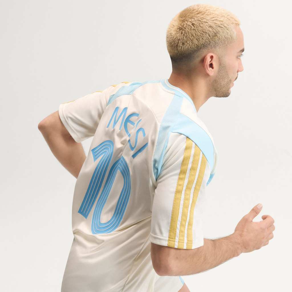 Adidas T-SHIRT Messi House Of TIRO Off White Ice Blue IF5738