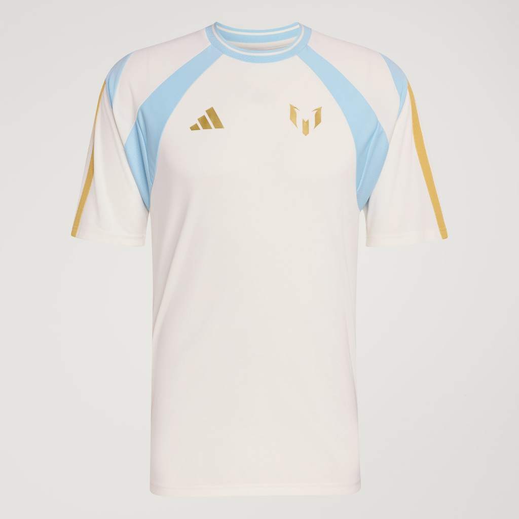 Adidas T-SHIRT Messi House Of TIRO Off White Ice Blue IF5738