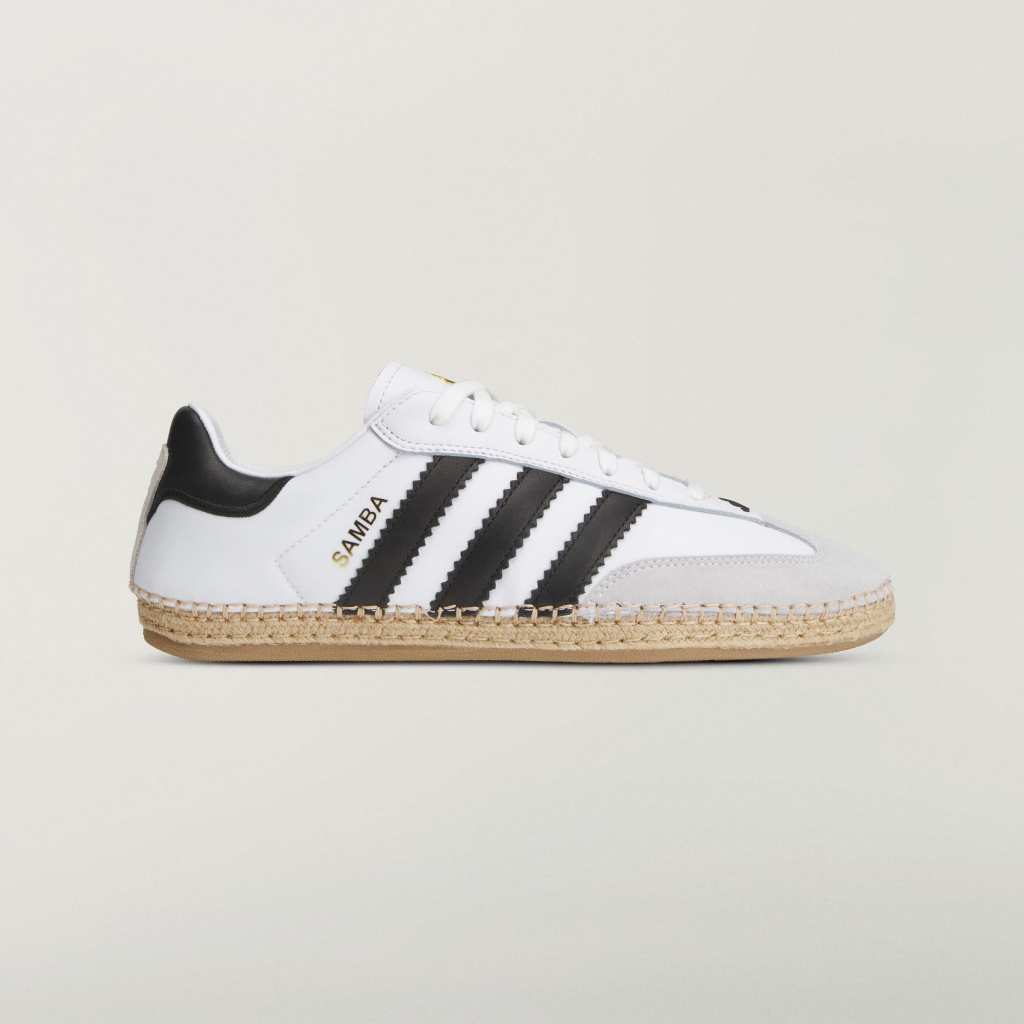 Adidas Samba Espadrille Clot By Edison Chen Cloud White Core Black Cloud White KJ0274