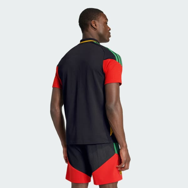 Adidas Jamaica 26 x Bob Marley Tiro Polo Black KB3366