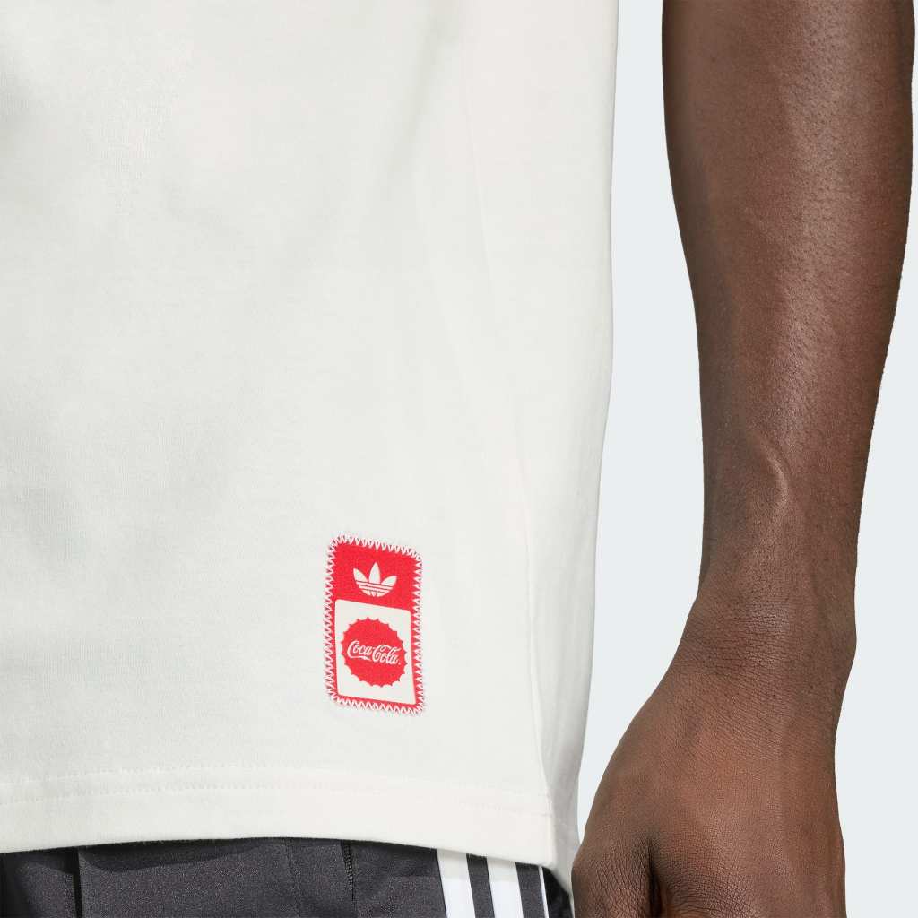 Adidas x COCA COLA GRAPHIC TEE Classic Sport Treffie White KY2109