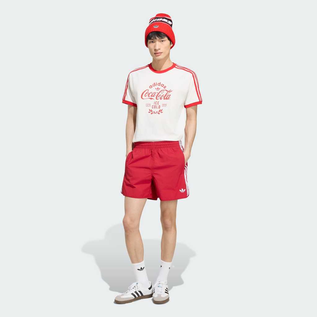 Adidas x COCA COLA CALI T-shirt Classic Sport Tee White KY2114