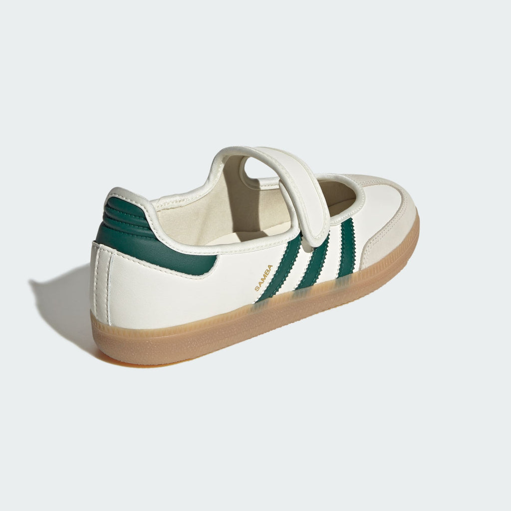 Adidas Samba JANE Off White Collegiate Green Gold Metallic IH6485