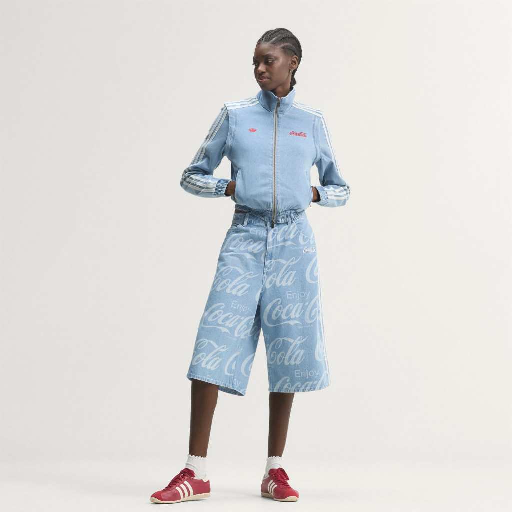 Adidas x COCA COLA Track Top Denim Firebird Reg Light Denim KY7548