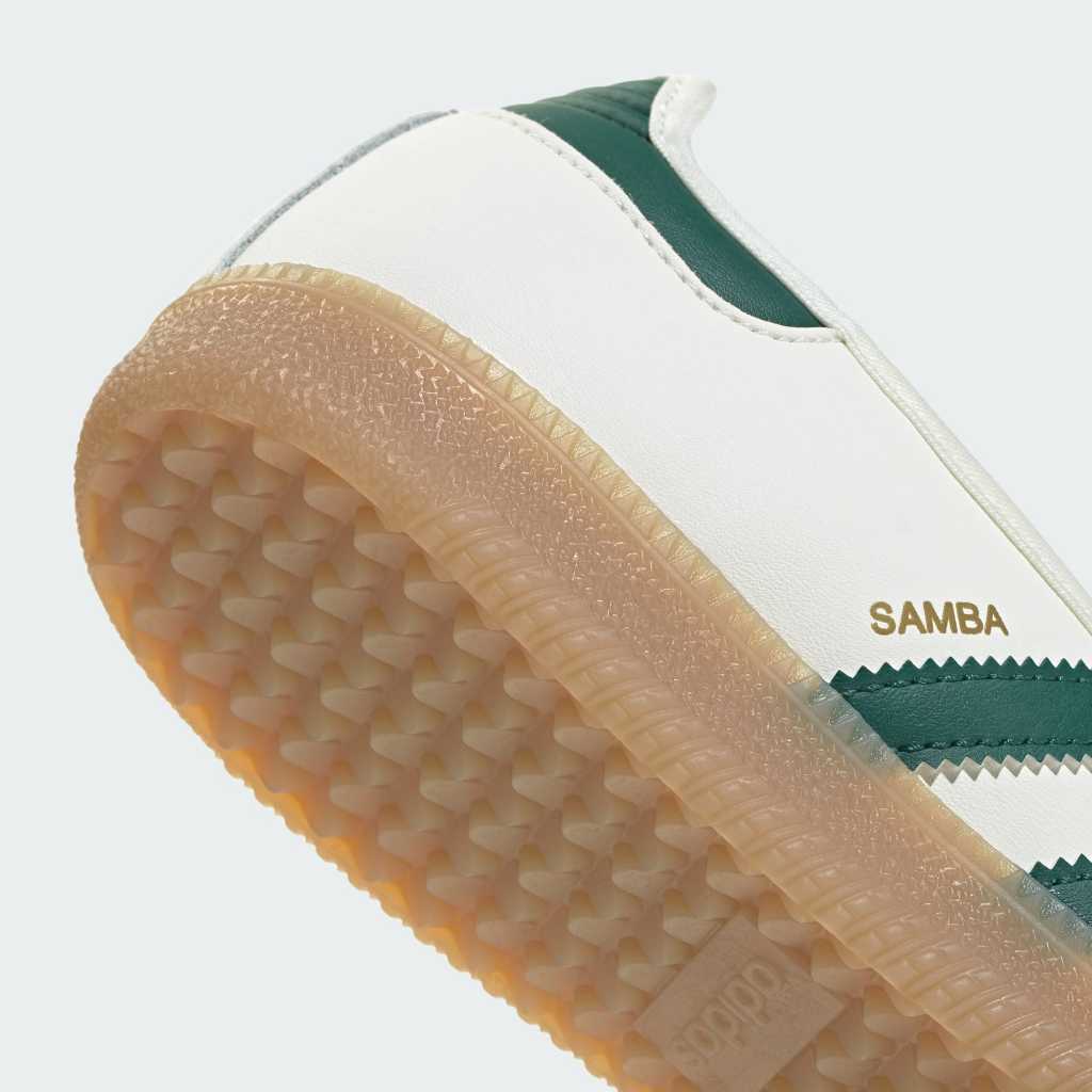 Adidas Samba JANE Off White Collegiate Green Gold Metallic IH6485