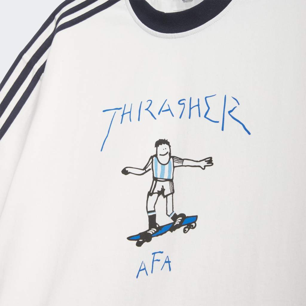 Adidas x THRASER Argentina GONZ RINGER T-SHIRT CORE WHITE KX4548