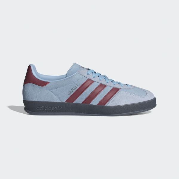 Adidas Gazelle Indoor Clear Sky Noble Maroon Crystal Sky CW Manchester IH9639