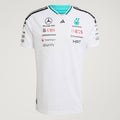 Adidas Mercedes AMG Petronas Formula 1 Team Driver Jersey Authentic White KE5324