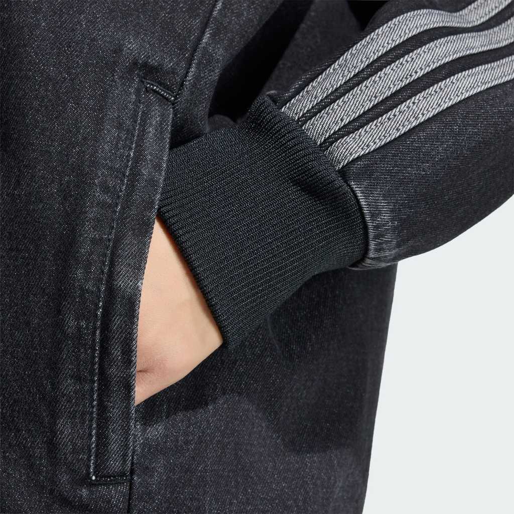 Adidas Track Top SST Oversized Denim True Black Denim KQ6471