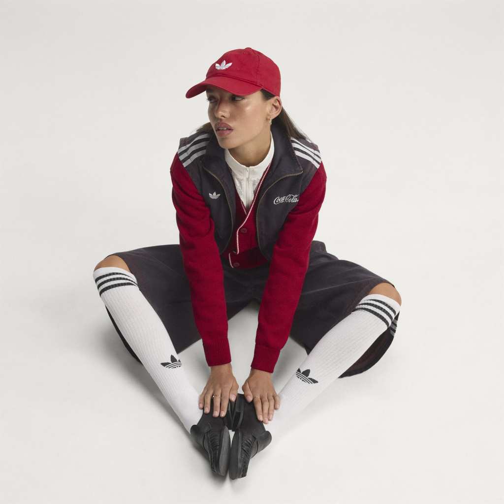Adidas x COCA COLA Track Top Denim Firebird Reg Vivid Red KY7693