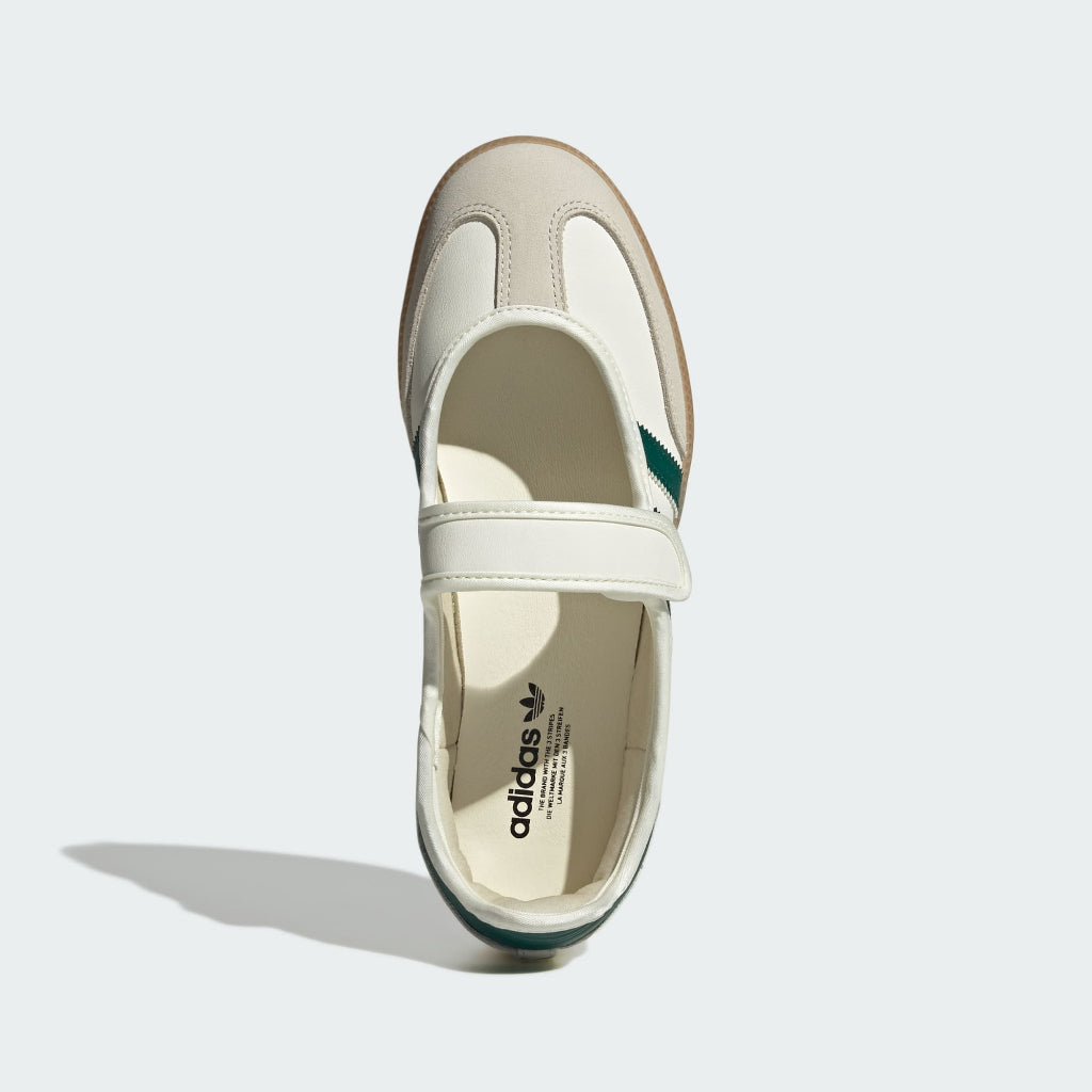 Adidas Samba JANE Off White Collegiate Green Gold Metallic IH6485