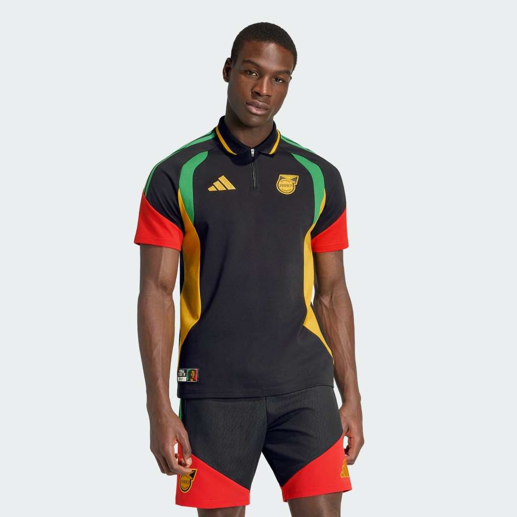 Adidas Jamaica 26 x Bob Marley Tiro Polo Black KB3366