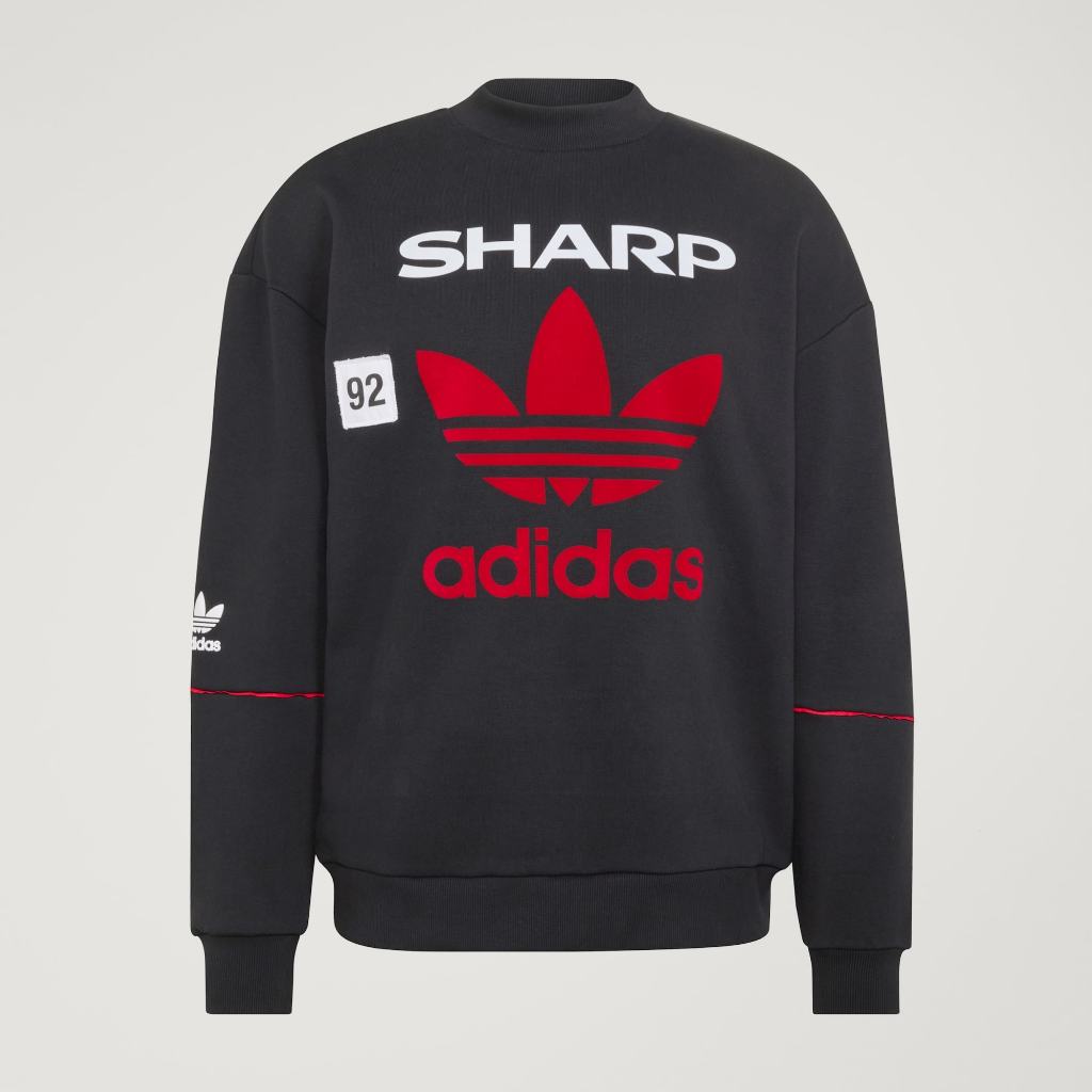 Adidas Manchester United Crew Sweat 90 Black KC6383