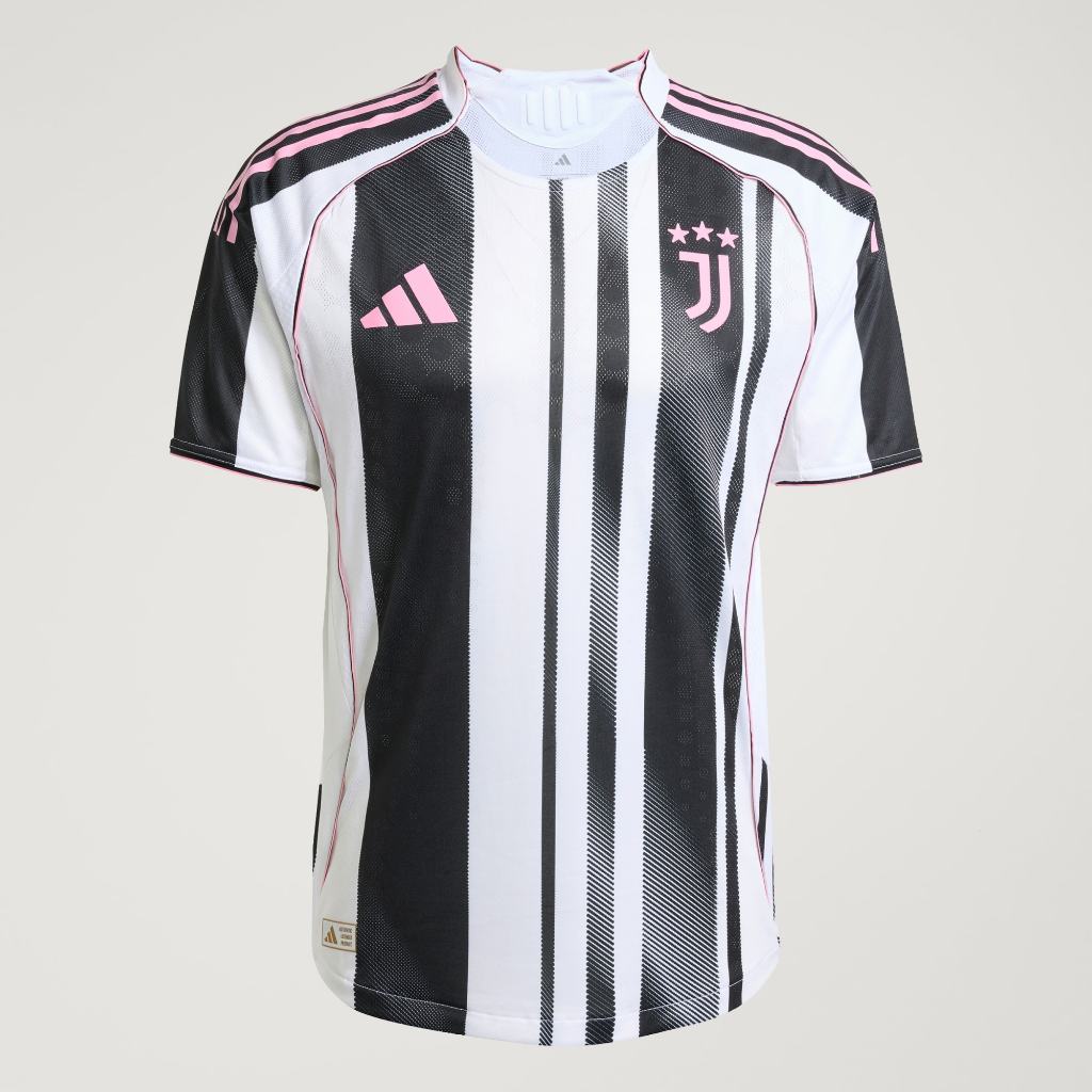Adidas Juventus 25/26 Home Authentic Jersey White Black JJ4314