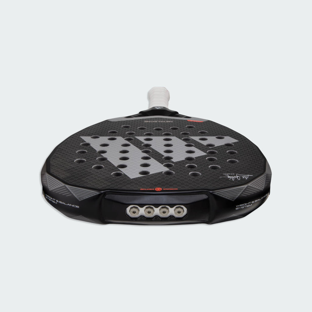 Adidas Padel Metalbone 3.4 Black Silver Metallic App Solar Red JK5291
