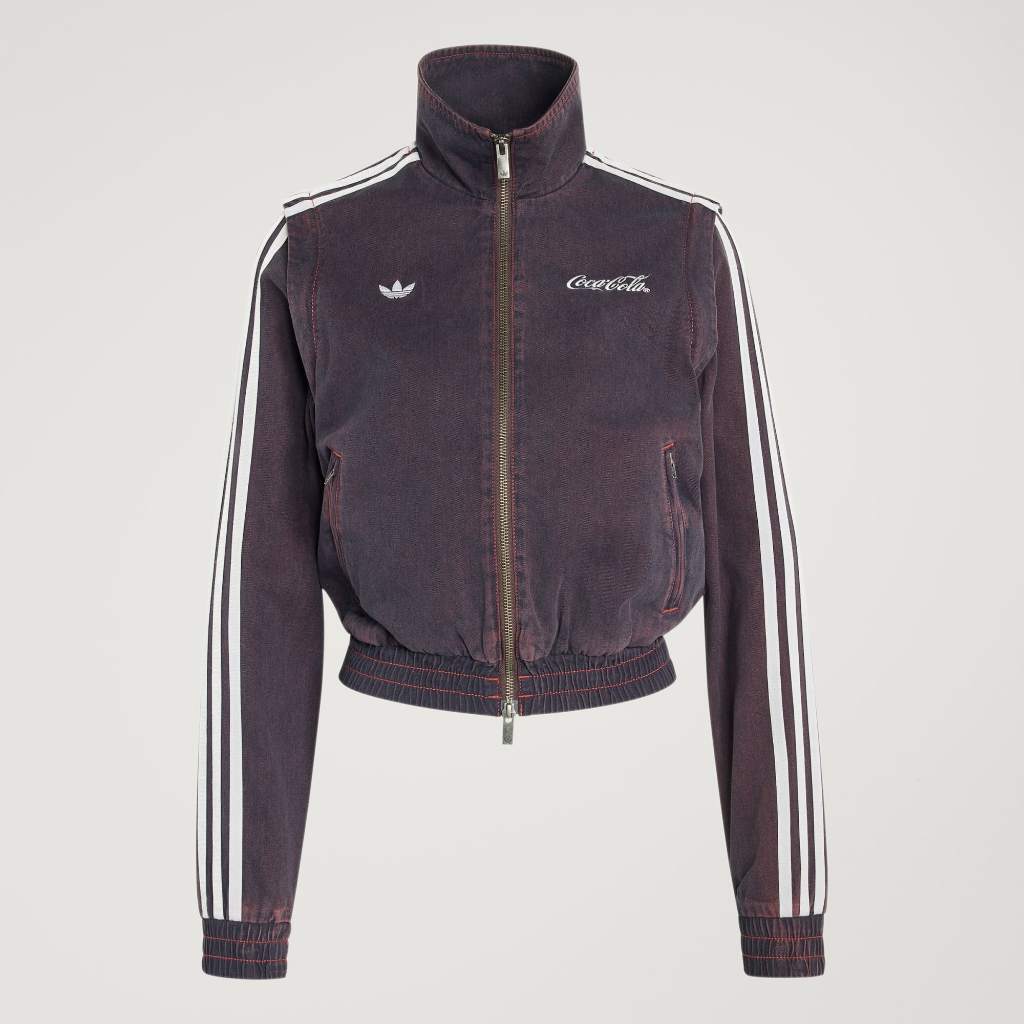 Adidas x COCA COLA Track Top Denim Firebird Reg Vivid Red KY7693