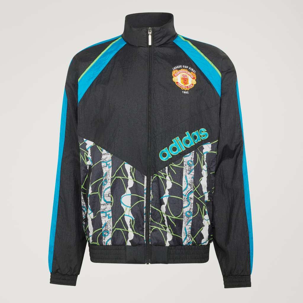 Adidas Manchester United Woven Jacket 90 Black KD5815