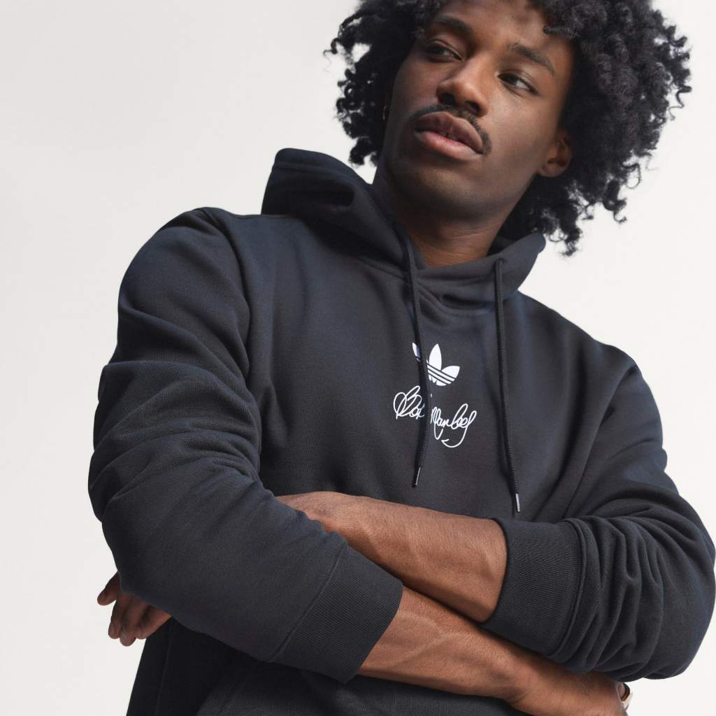 Adidas x BOB MARLEY Originals Hoodie Black KD2421