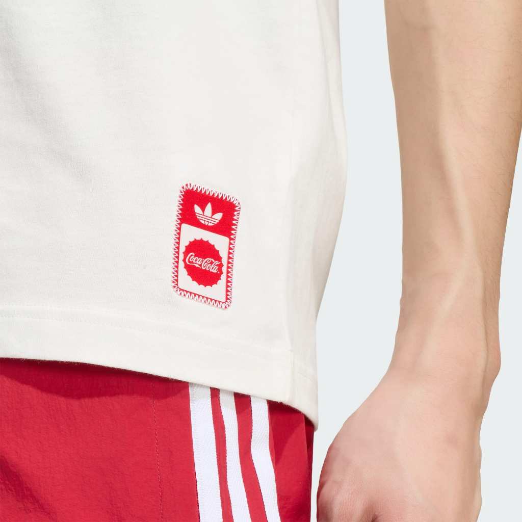 Adidas x COCA COLA CALI T-shirt Classic Sport Tee White KY2114