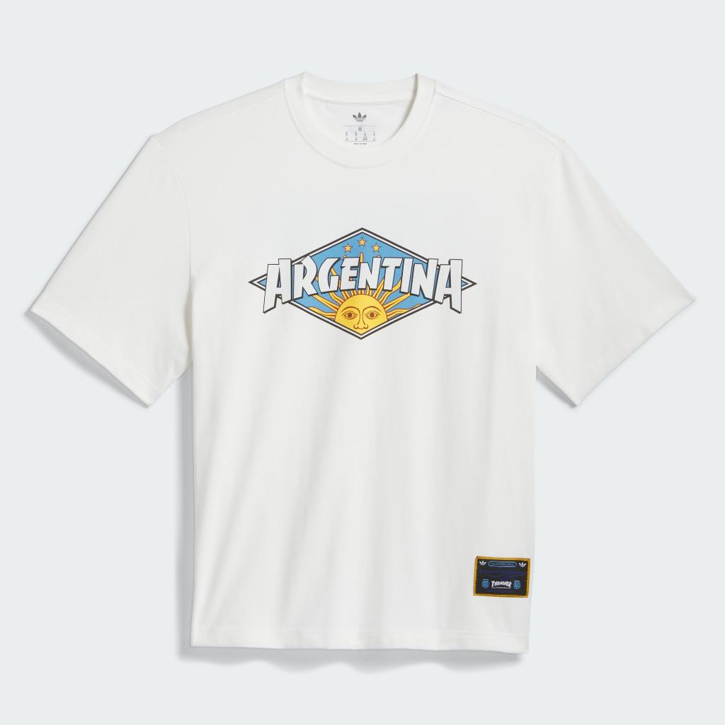 Adidas x THRASER Argentina GONZ RINGER T-SHIRT Core White KX4544