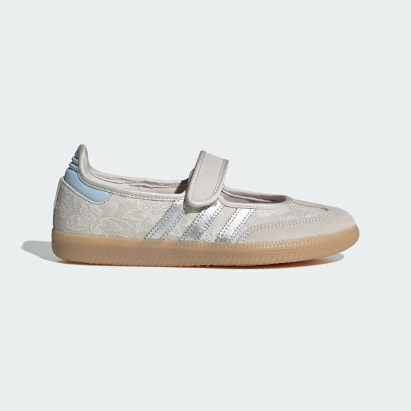 ADIDAS Samba JANE W x Liberty London Chalk Pearl Silver Metallic Chalk White IH6978