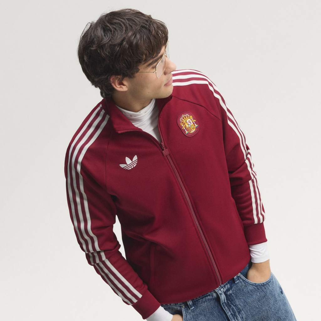 Adidas Track Top Spain World Cup Team Coll Burgundy 2 JZ2254