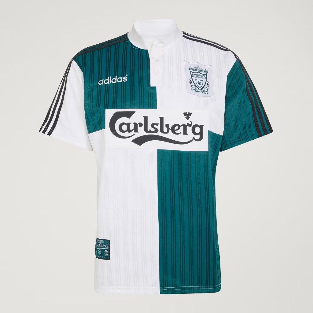 Adidas Liverpool FC AWAY Jersey 95 White Rich Green KA8093