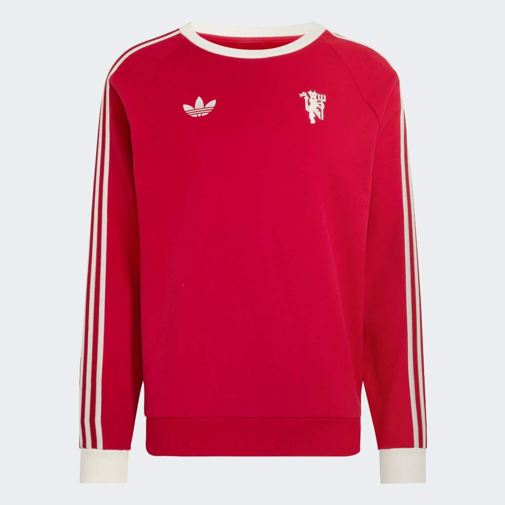 Adidas Manchester United Sweatshirt Crew Team Victory Red JM5563