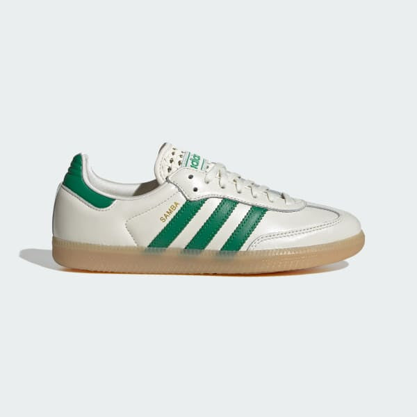 Adidas Samba OG Off White Green White Gold Metallic IH3983