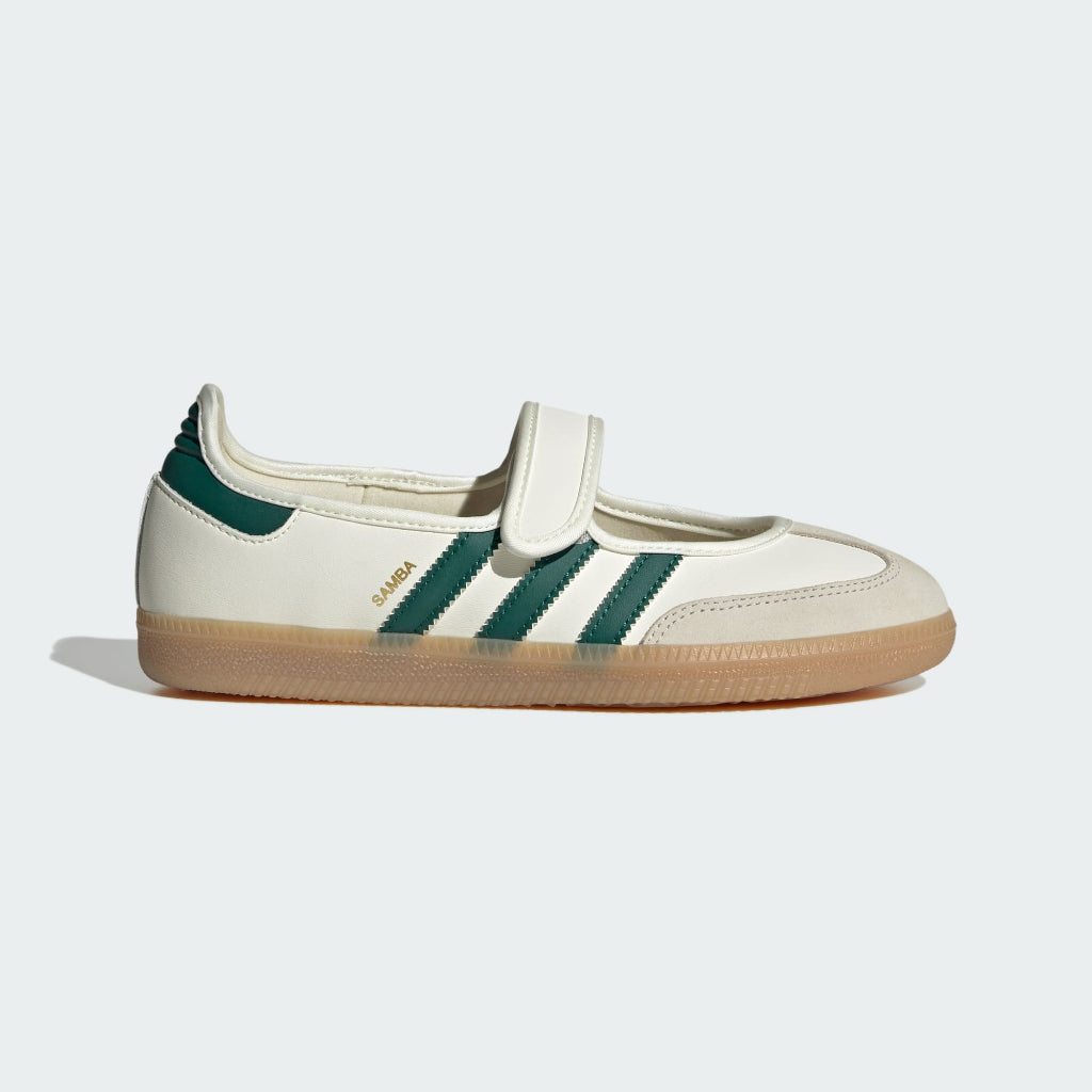 Adidas Samba JANE Off White Collegiate Green Gold Metallic IH6485