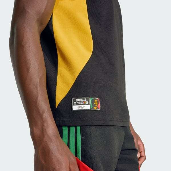 Adidas Jamaica 26 x Bob Marley Tiro Polo Black KB3366